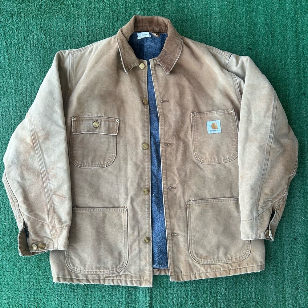 Carhartt Mens Flannel lined Jacket